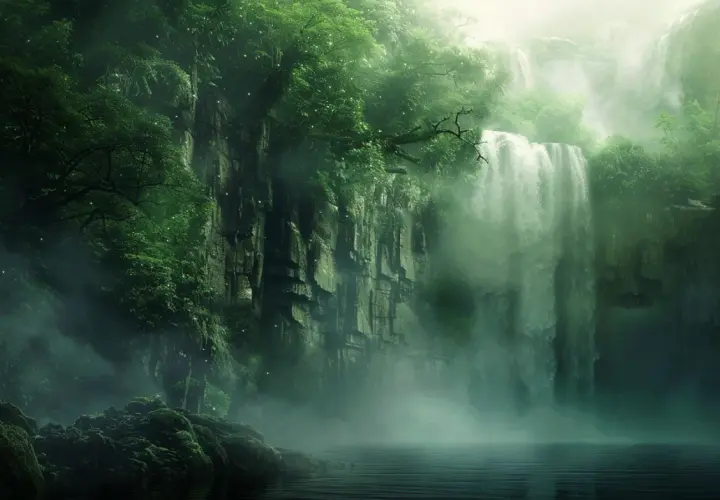 Wodospad we śnie: Co oznacza według sennika i psychologii głębi?