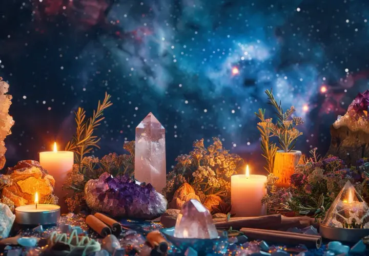 Rytuały magiczne: Moc kryształów i ziół w praktyce - jak je stosować?